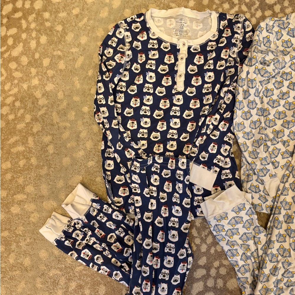 Roller Rabbit size 12 pajamas